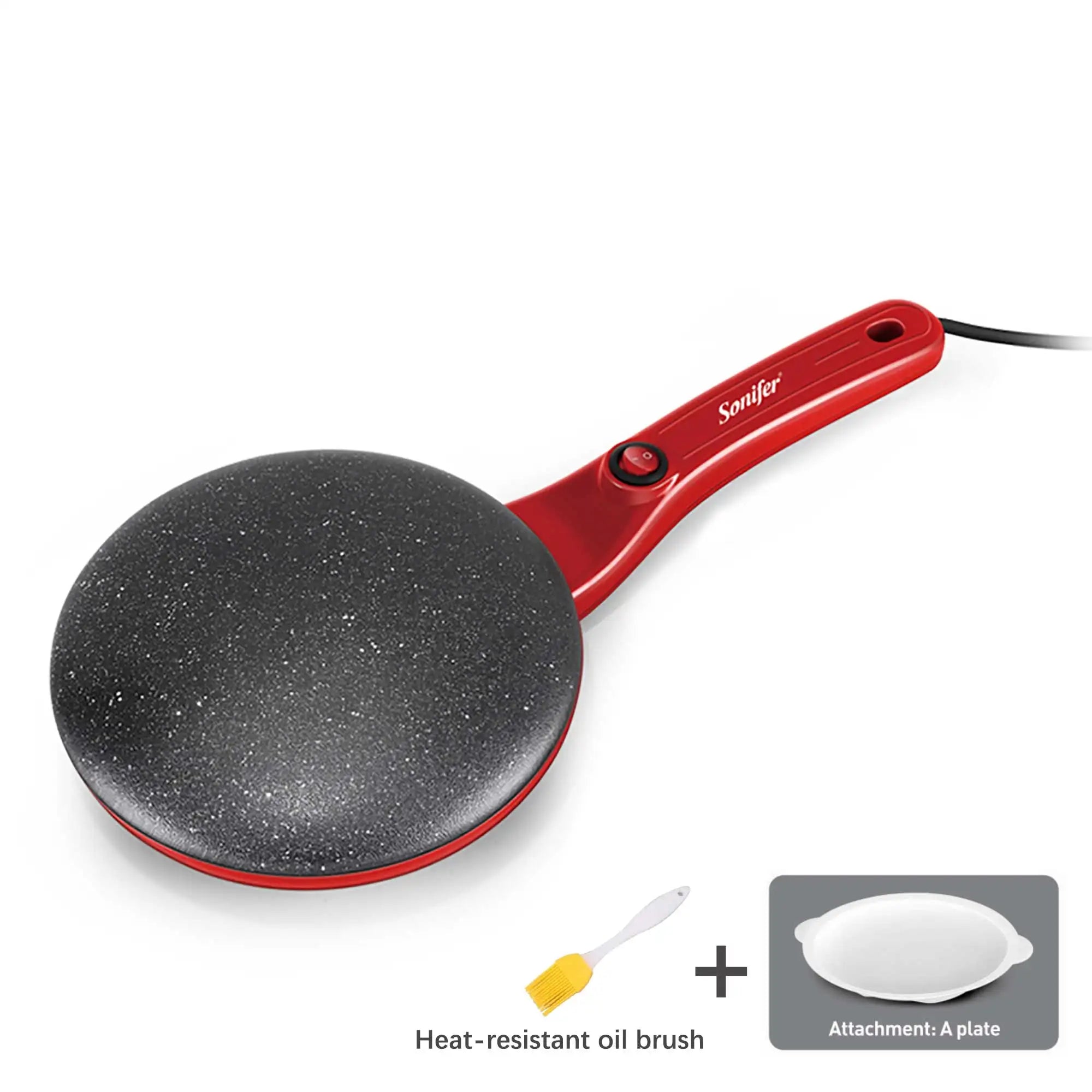 Electric Crepe Maker Pizza Pancake Machine Non-Stick Griddle Baking Pan Cake Machine kitchen Appliance Cooking Tools Sonifer