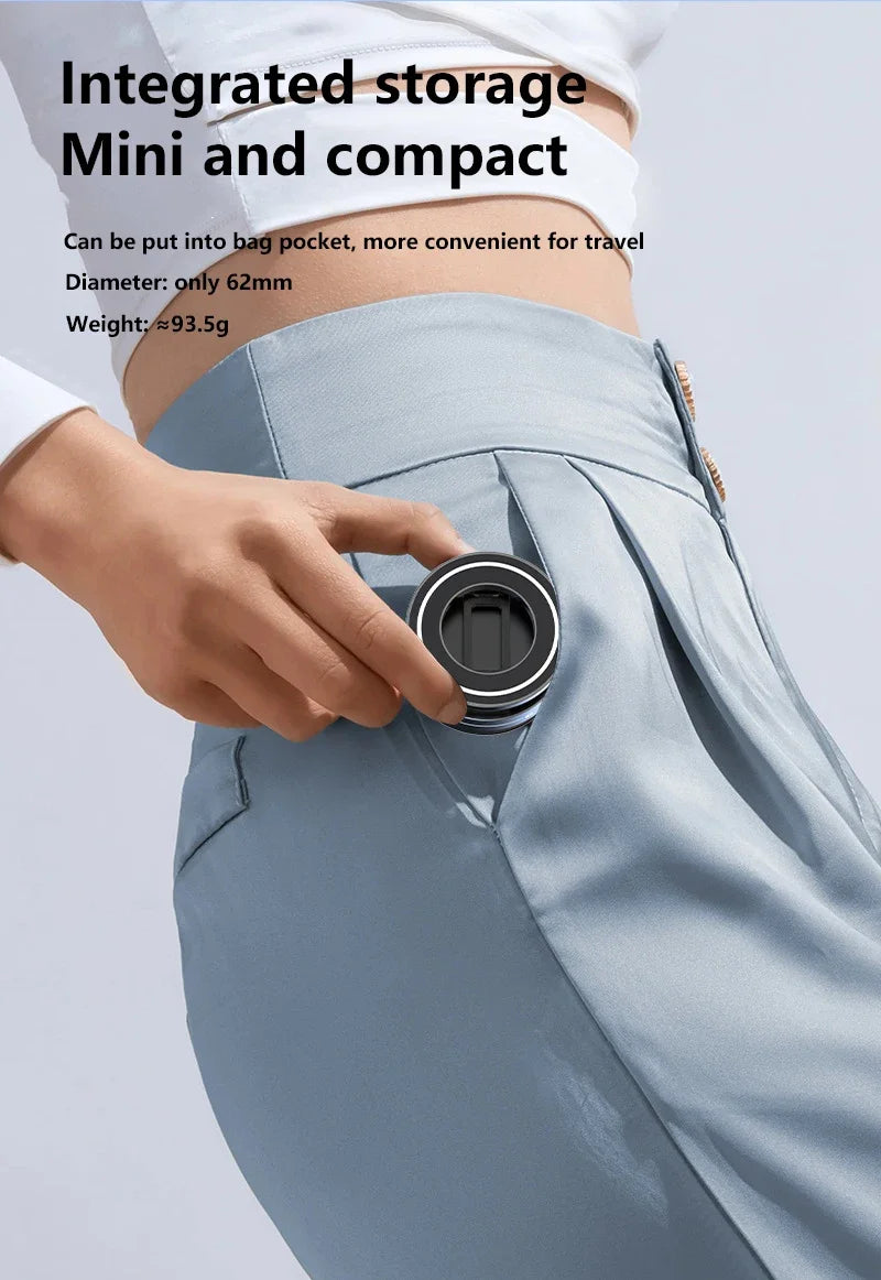Phone Holder 360°Rotation Magnetic Car Mechanical Stand Vacuum Suction Cup Adsorption Bracket Navigation Universal Holder