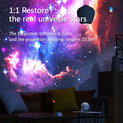 Galaxy Star Projector Night Light with Bluetooth & Wireless Remote Control