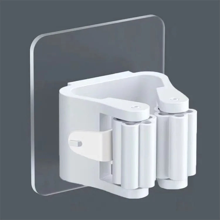 Multi-Purpose Strong Adhesive Wall Hooks – Mop & Broom Hanger