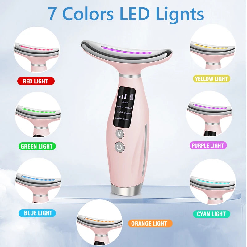 Neck & Face Beauty Device LED IPL Skin Rejuvenation