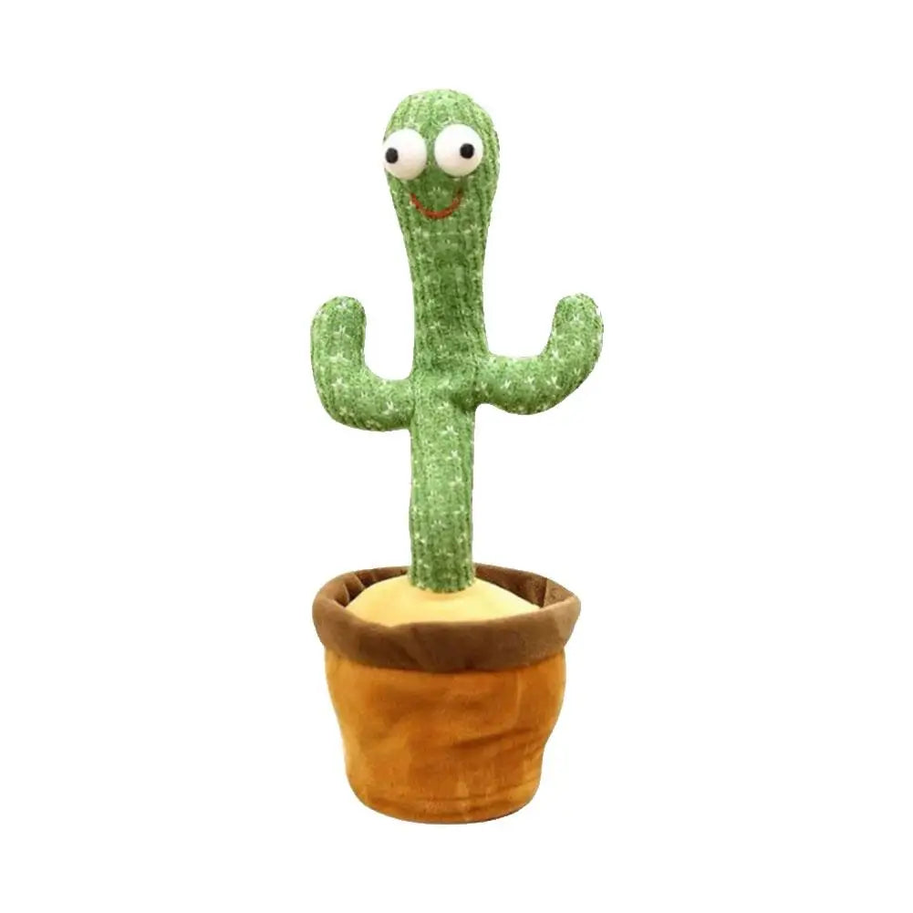 Dancing And Talking Cactus Toy Sunshine Cactus Children's Electronic Plush Toy Rechargeable Dancer Glowing Dancing USB Record