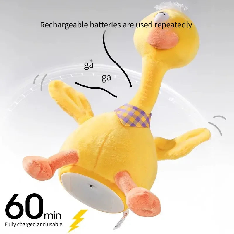 New Dancing Talking Ducks Toy for Baby Toddler, Boys Girls Gifts Singing Mimicking Cactus Toys Recording Repeating What You Say
