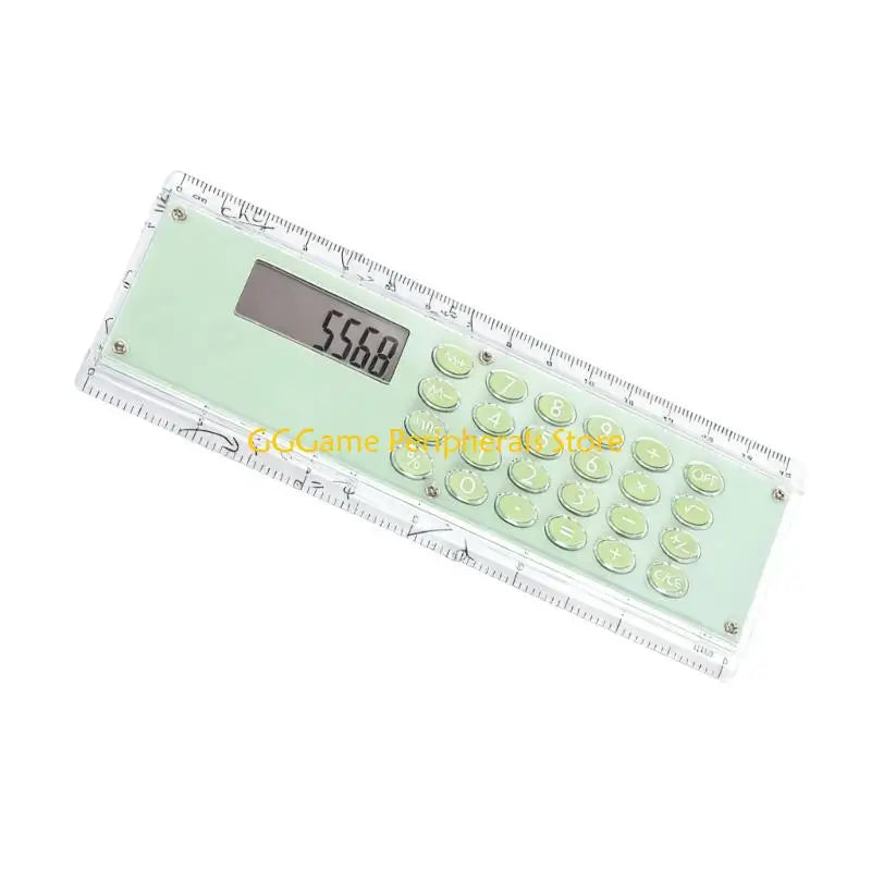 U55B Thin 15cm Double Scale Ruler With Built
