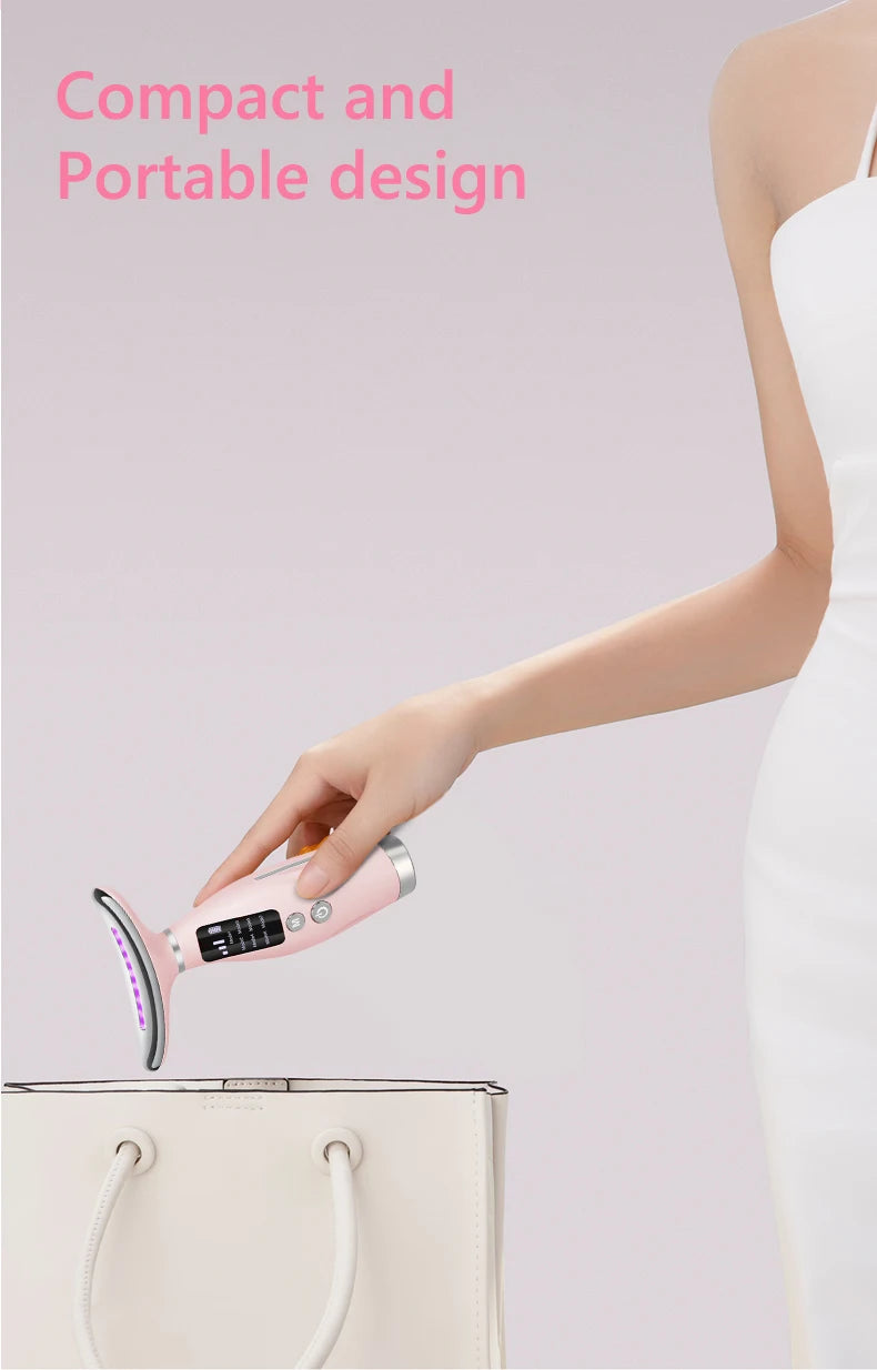 Neck & Face Beauty Device LED IPL Skin Rejuvenation
