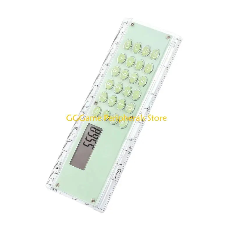 U55B Thin 15cm Double Scale Ruler With Built