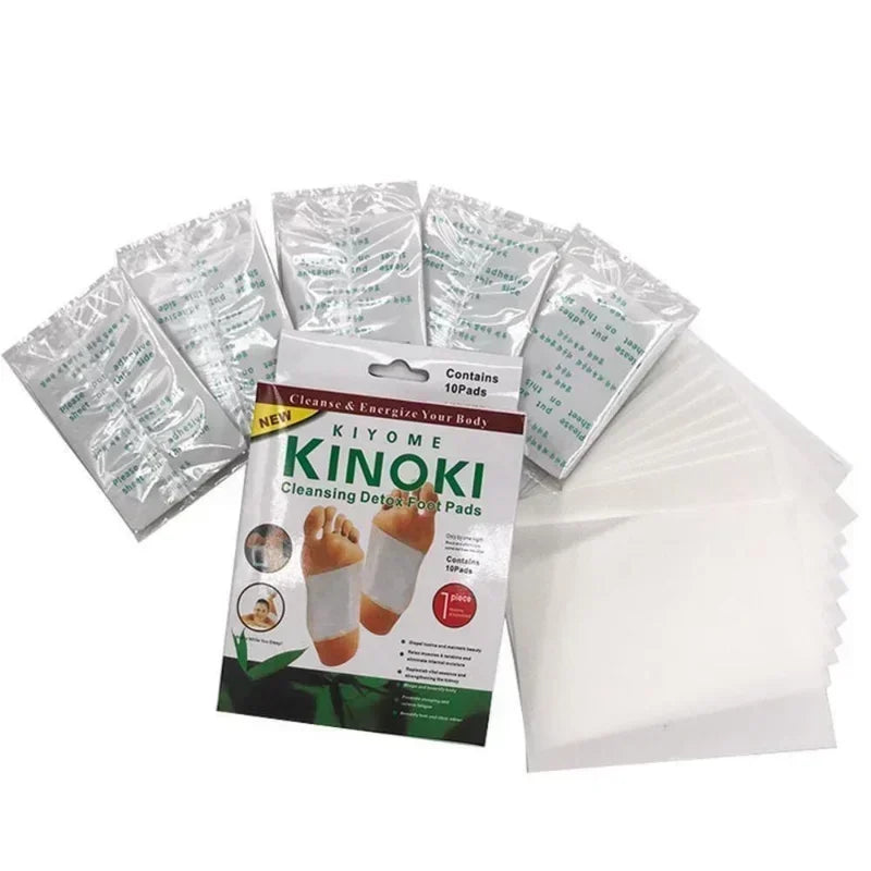 Korea Kinoki Cleansing Detox Leg Healthy Herbal Pads Ubat Feet Care Foot Spa Dropshipping Foot Care Dispel Dampness Sleep Well