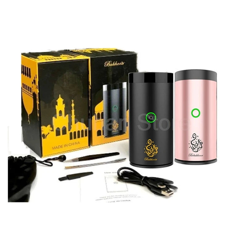 ChuHan Portable Electric Hair Aroma Diffuser Comb Arabic Car Incense Burner 2 in 1 Rechargeable USB Bakhoor Electric Censer Home