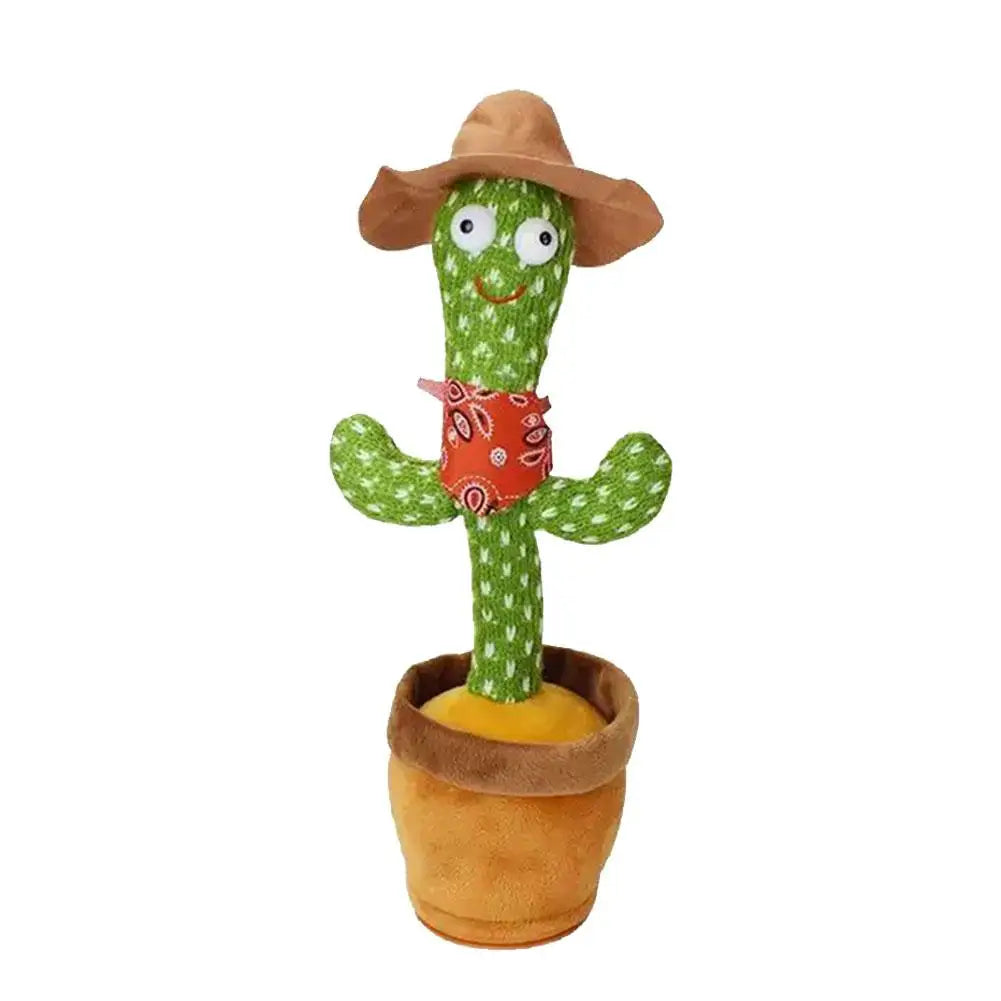 Dancing And Talking Cactus Toy Sunshine Cactus Children's Electronic Plush Toy Rechargeable Dancer Glowing Dancing USB Record