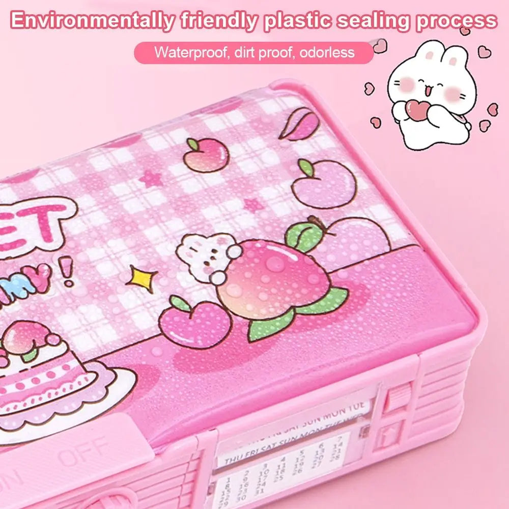 Pencil Box Storage Organizer Stationery Case Students