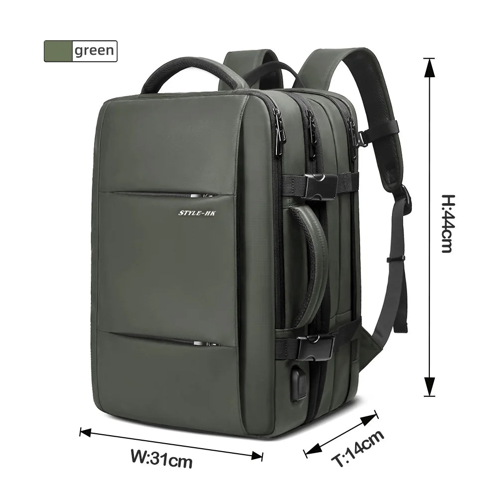 Men Backpack Waterproof Business Laptop Backpack  Travel Bag
