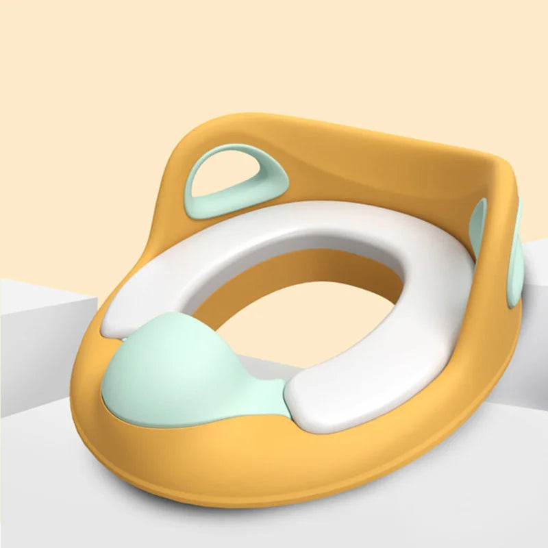 Children's Pot Soft Baby Potty Plastic Road Pot Infant Cute Baby Toilet Seat Boys & Girls Potty Trainer Seat Stool 0-6 Years Old