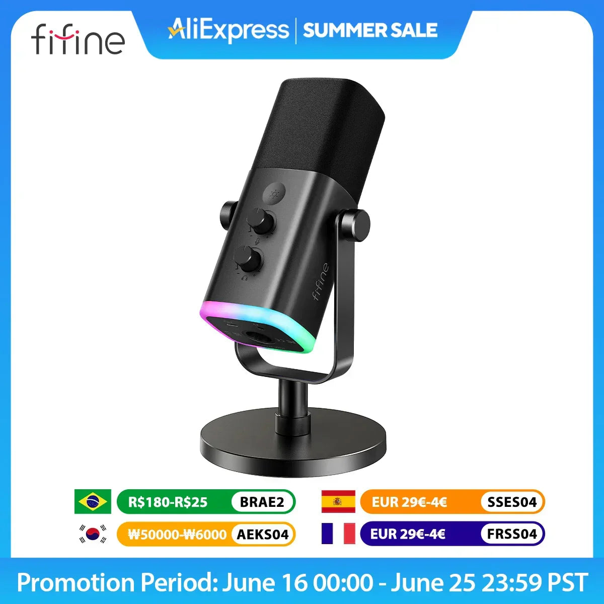 Microphone with Touch Mute Button