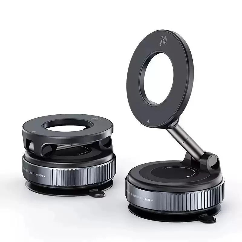 Phone Holder 360°Rotation Magnetic Car Mechanical Stand Vacuum Suction Cup Adsorption Bracket Navigation Universal Holder