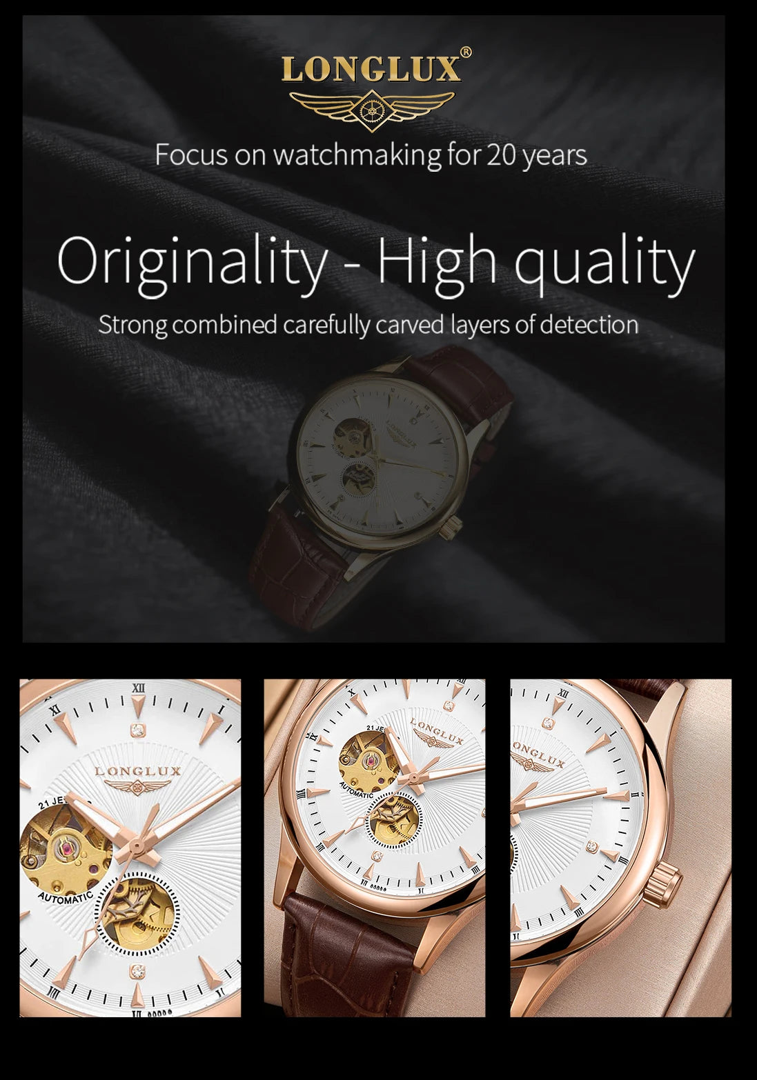Watch Elegant Style Waterproof Mens Watch Men Gift