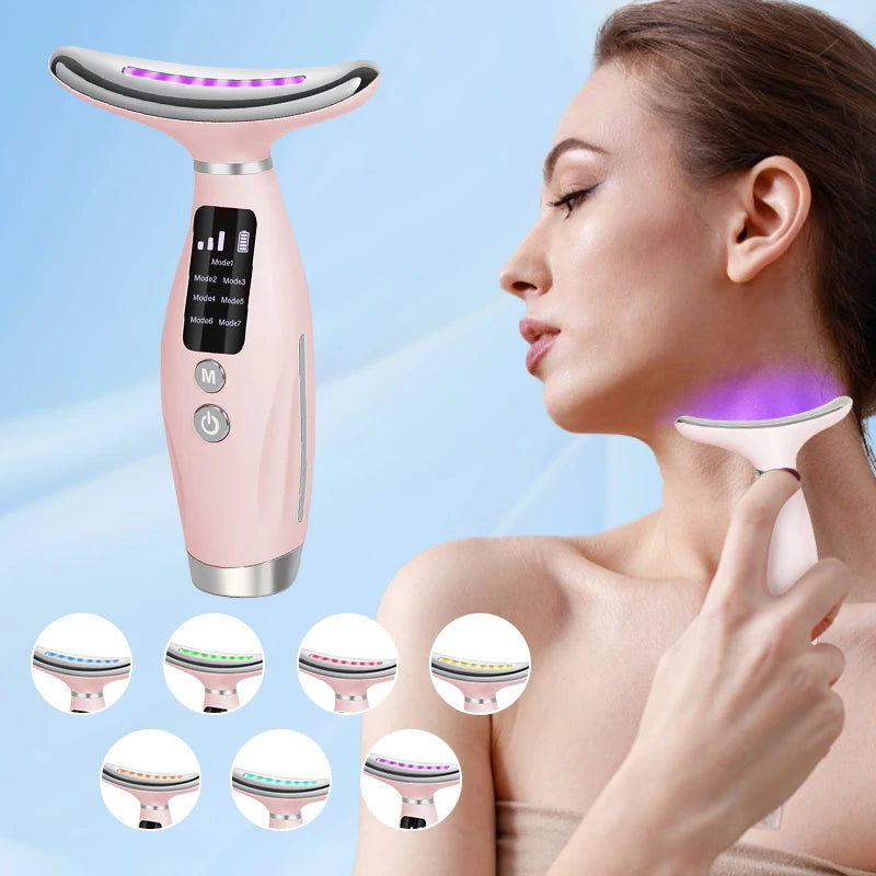 Neck & Face Beauty Device LED IPL Skin Rejuvenation