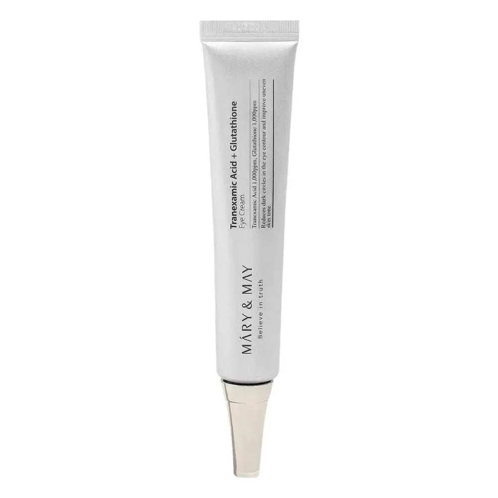 Mary May 2-in-1 Dual Function Eye Cream 30g TXA Glutathione Niacinamide VC Reduce Dark Spots Brighten Under Eye Contour
