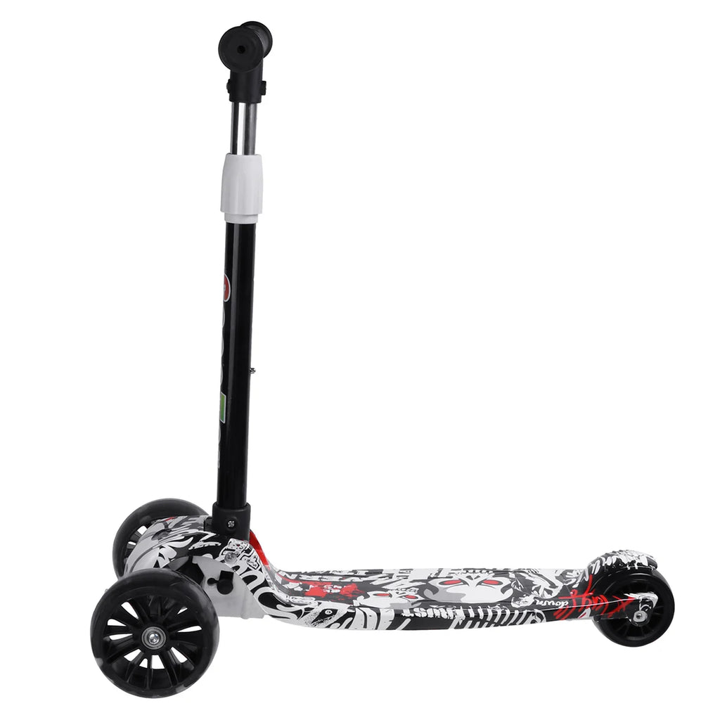 Kids Scooter 3 Wheels Folding Foot Scooters LED Shine Balance Bike Adjustable Height Skateboard Kick Scooter for Kids Sport Toy