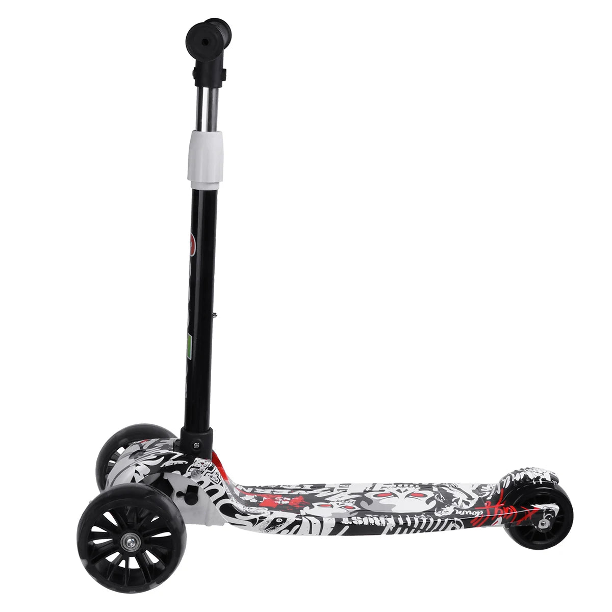Kids Scooter 3 Wheels Folding Foot Scooters LED Shine Balance Bike Adjustable Height Skateboard Kick Scooter for Kids Sport Toy