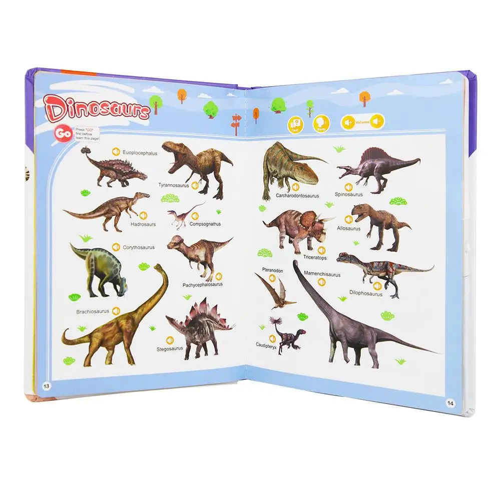 First English Words Sound Book for Babies & Toddlers, My First English Sound Toy Early Learning Book Fun Word Game for Language