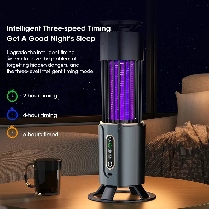 HOMEFISH USB-powered Mosquito Repellent Lamp for Charging or Plugging in Electric Insect Trap Outdoor Mosquito Repellent Lamp