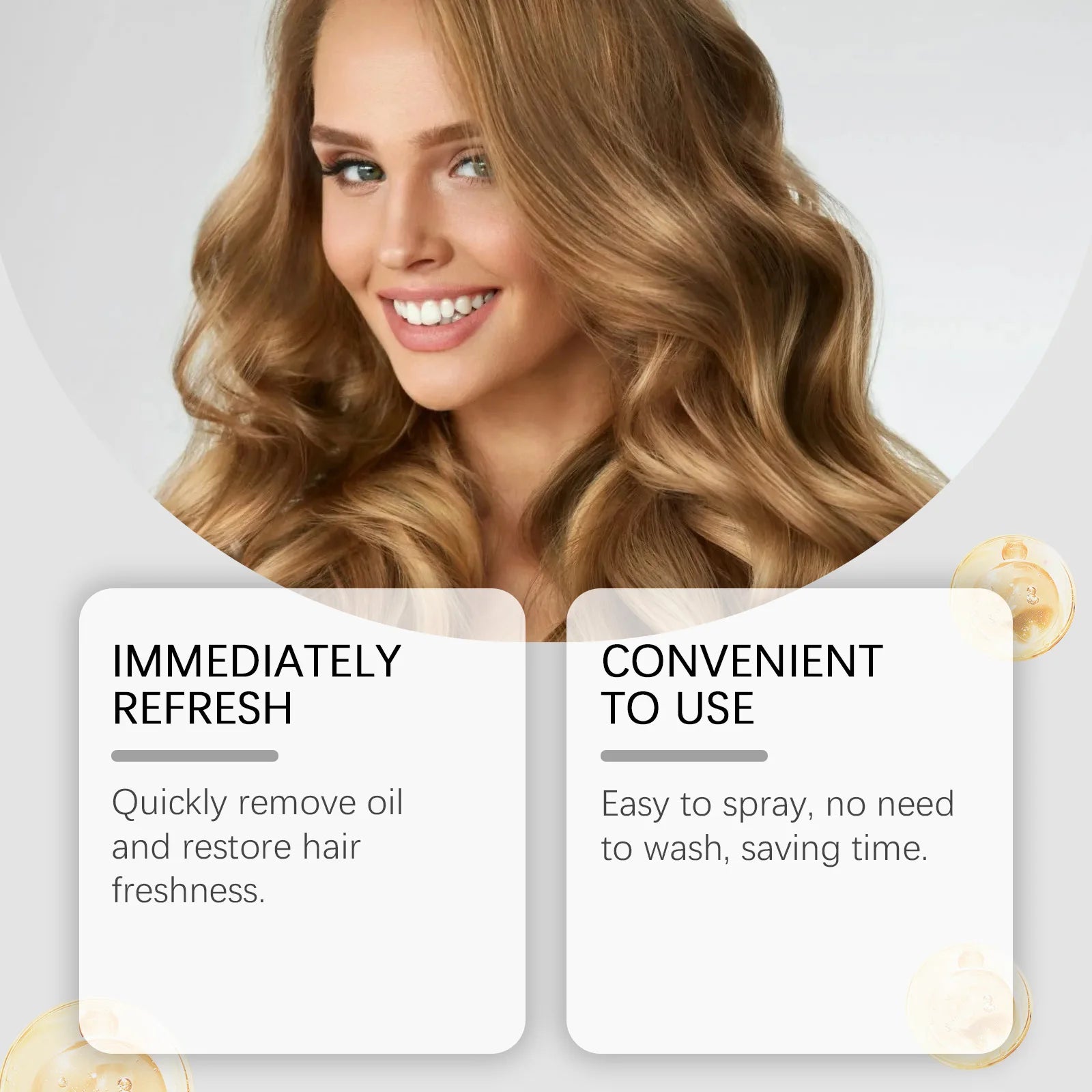 Dry Hair Shampoo Greasy Oil Control Fluffy Thickening Moisturizing Anti-Frizz Nourishing No Wash Styling Volumizing Hair Spray