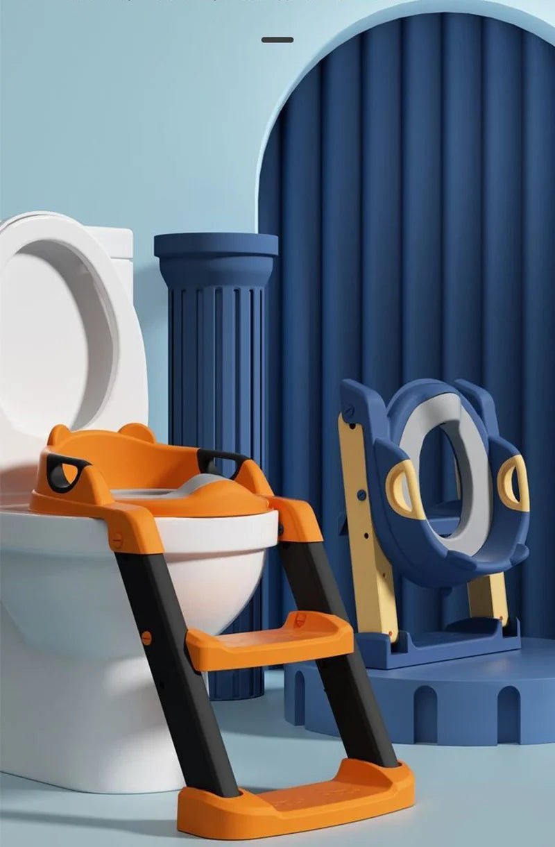 Children's Pot Soft Baby Potty Plastic Road Pot Infant Cute Baby Toilet Seat Boys & Girls Potty Trainer Seat Stool 0-6 Years Old