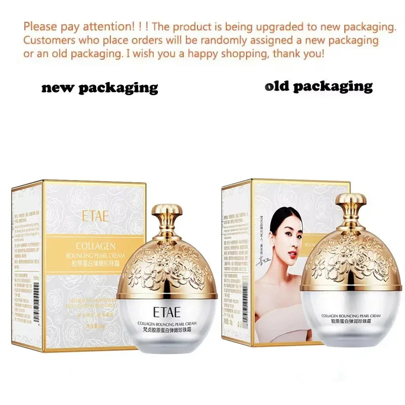Collagen Pearl Filling Facial Cream For Face Women Lifting Firming Moisturizing Korean Cream Face Cream Skin Care