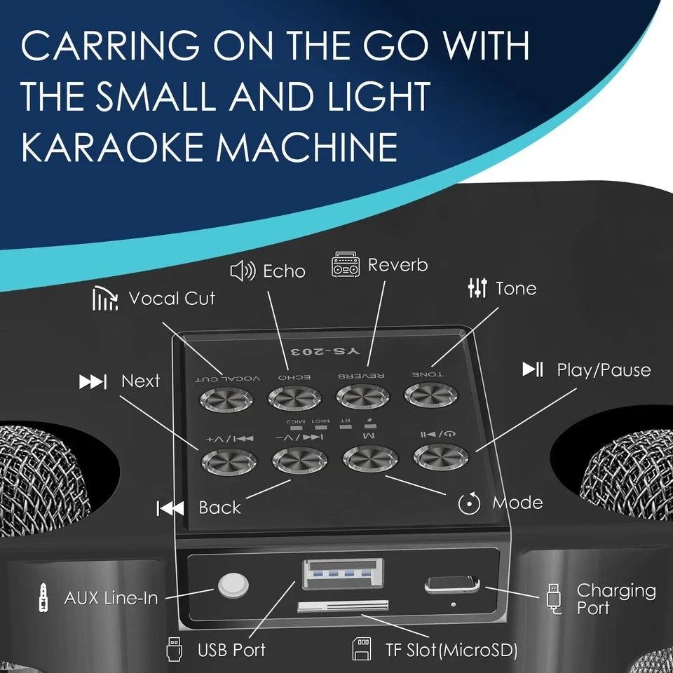 Microphone Bluetooth SoundKaraoke 2 Microphone