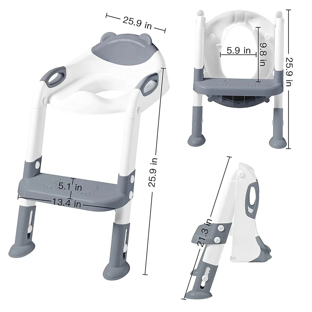 Children's Pot Soft Baby Potty Plastic Road Pot Infant Cute Baby Toilet Seat Boys & Girls Potty Trainer Seat Stool 0-6 Years Old