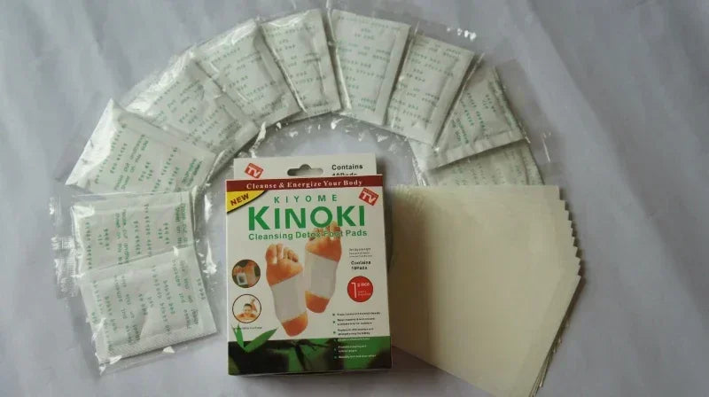 Korea Kinoki Cleansing Detox Leg Healthy Herbal Pads Ubat Feet Care Foot Spa Dropshipping Foot Care Dispel Dampness Sleep Well