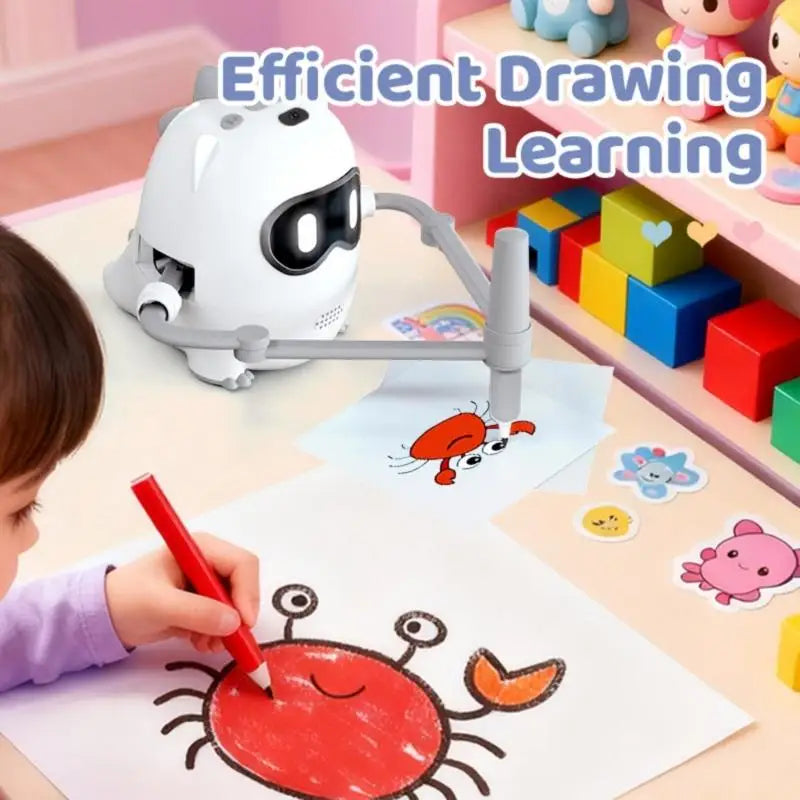Drawing Robot Sketcher For Children Featuring Voice Interaction