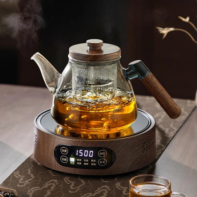 Tea Brewing Stove Set Glass Teapot Tea Brewing Household Small Electric Ceramic Stove Tea Tray Tetera Electrica