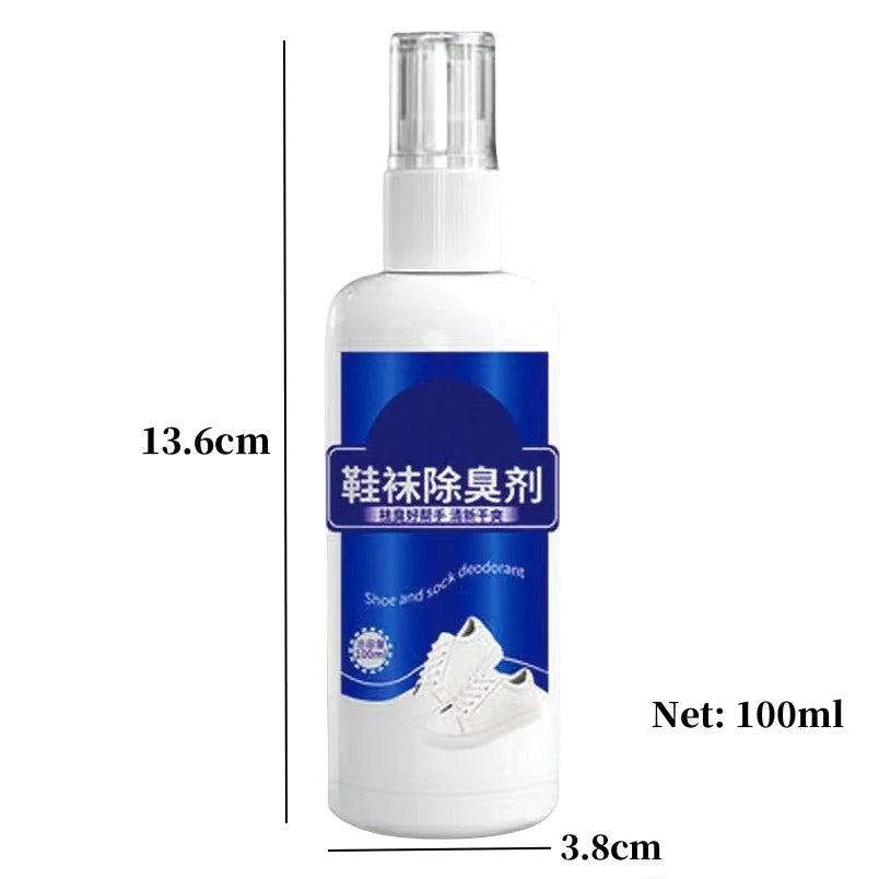 Shoes Deodorizing Removal Spray Foot Socks Odor Stink Freshener Shoe Cabinet Deodorant Feet Antiperspirant Health Care 100ml