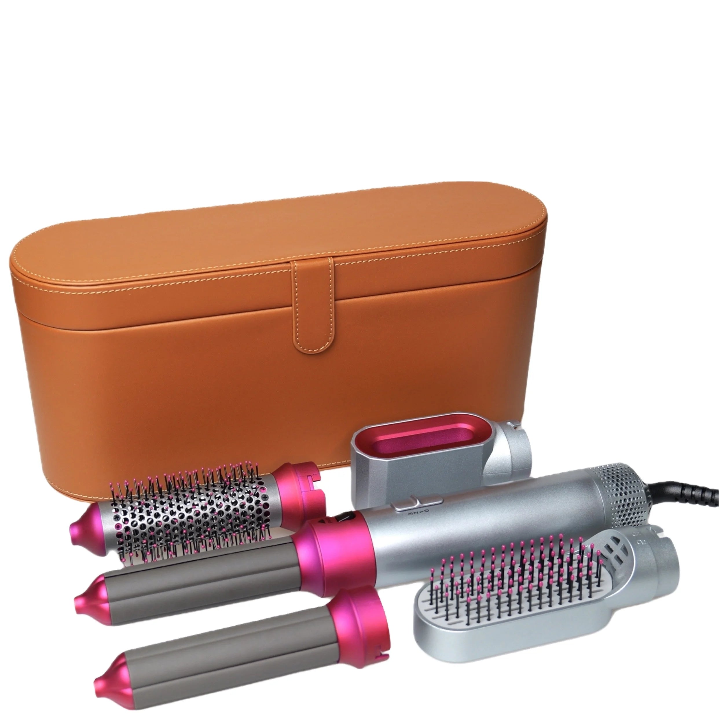 Professional 1000W Salon Hair Dryer Styler 65000RPM Brush Multifunction 5-in-1 Blow Dryer Straightener for Hotels Outdoor Use