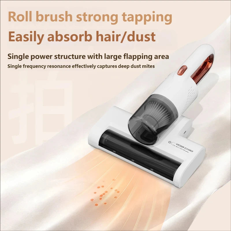 Portable Wireless Handheld Household Vacuum Cleaner Powerful UV HEPA Filter Mite Remover