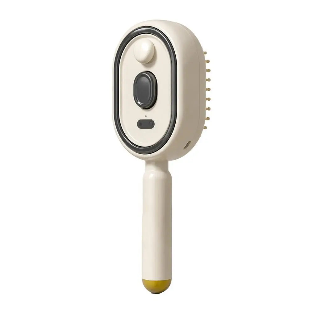 HOT Electric Spray Hair Comb Air Cushion Massage 3 in 1 Self Cleaning Steam