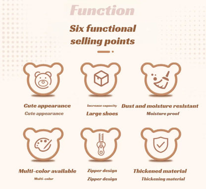 Large Transparent Toy Storage Bucket with Wheels – Kids’ Plush Organizer