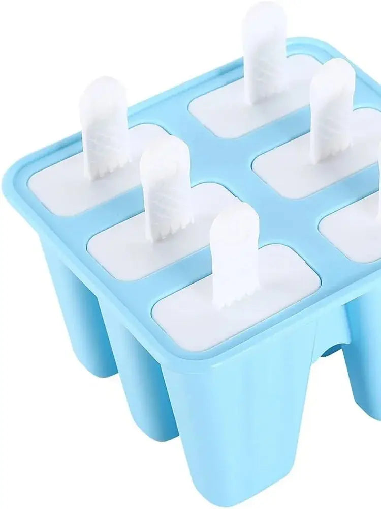 Popsicle Molds 6 Pieces Silicone Ice Pop Molds BPA Free Popsicle Mold Reusable Easy Release Ice Pop Make
