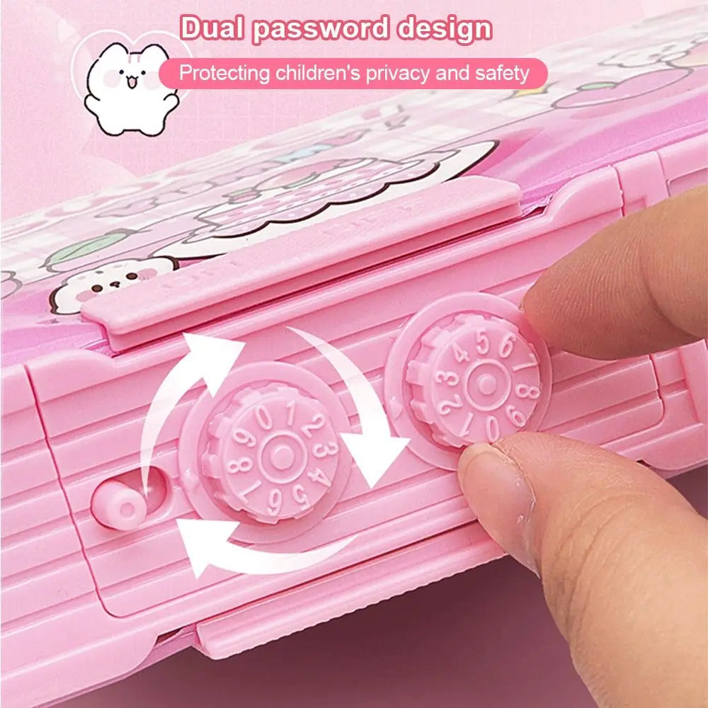 Pencil Box Storage Organizer Stationery Case Students