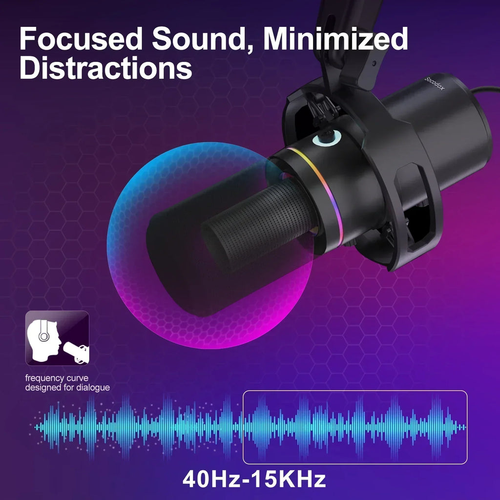Dynamic Microphone Kit for Streaming