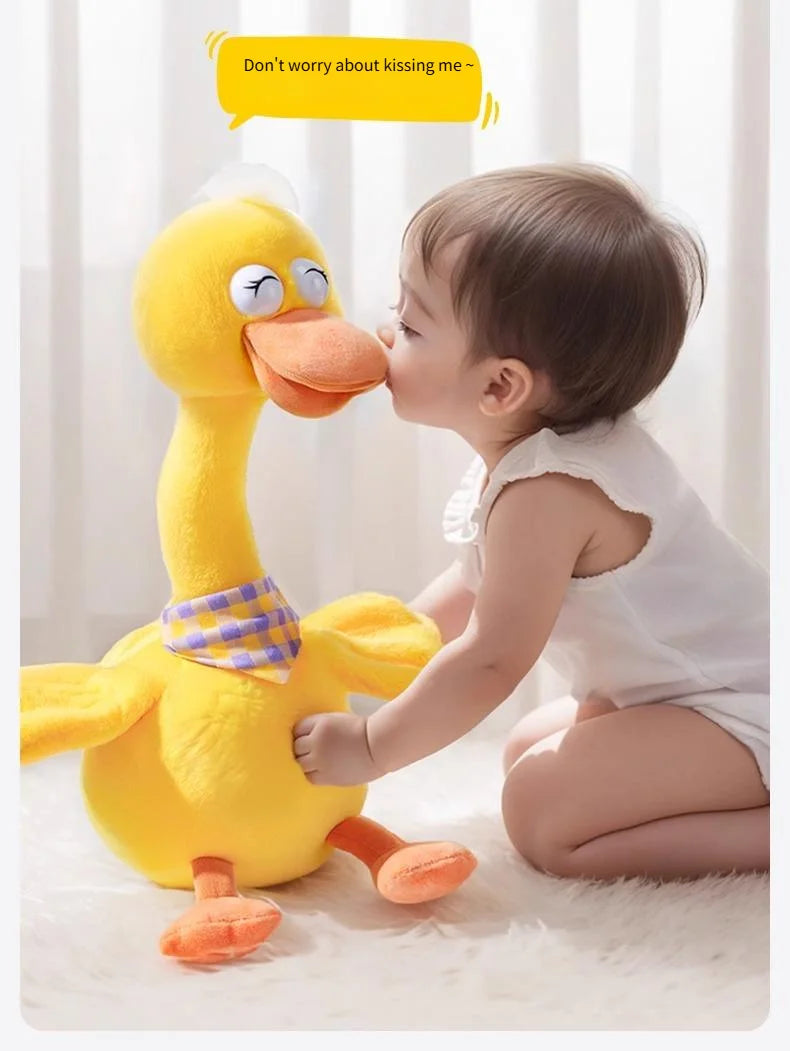 New Dancing Talking Ducks Toy for Baby Toddler, Boys Girls Gifts Singing Mimicking Cactus Toys Recording Repeating What You Say