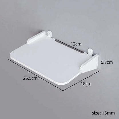 Wall-Mount Floating Shelf with Hook – Space-Saving Home & Office Organizer