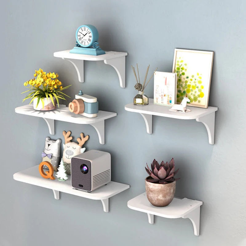 Wall-Mount Floating Shelf with Hook – Space-Saving Home & Office Organizer