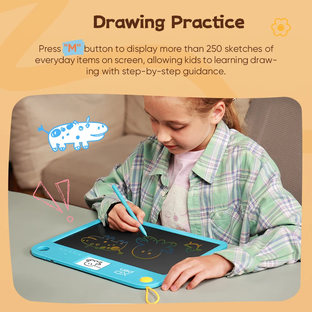 Children's Gifts XPPen Pink/Blue 2 Colors 13.3-inch Drawing Tablet with Pen for Kid to Learn Drawing Writing Russian Vocabulary