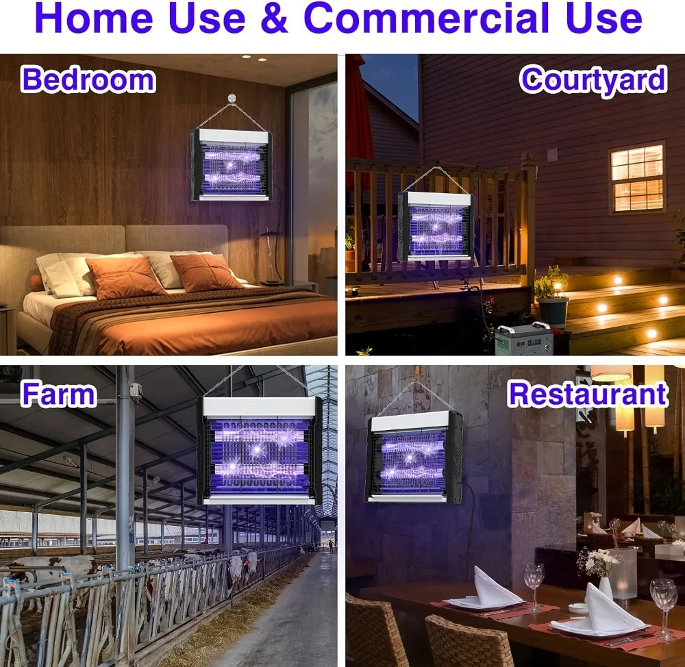 Mosquito Killer Lamp 110V/220V Electric Insect Killer Electric Pest Repellent LED Lamp Powerful Bug Zapper Commercial Flycatcher