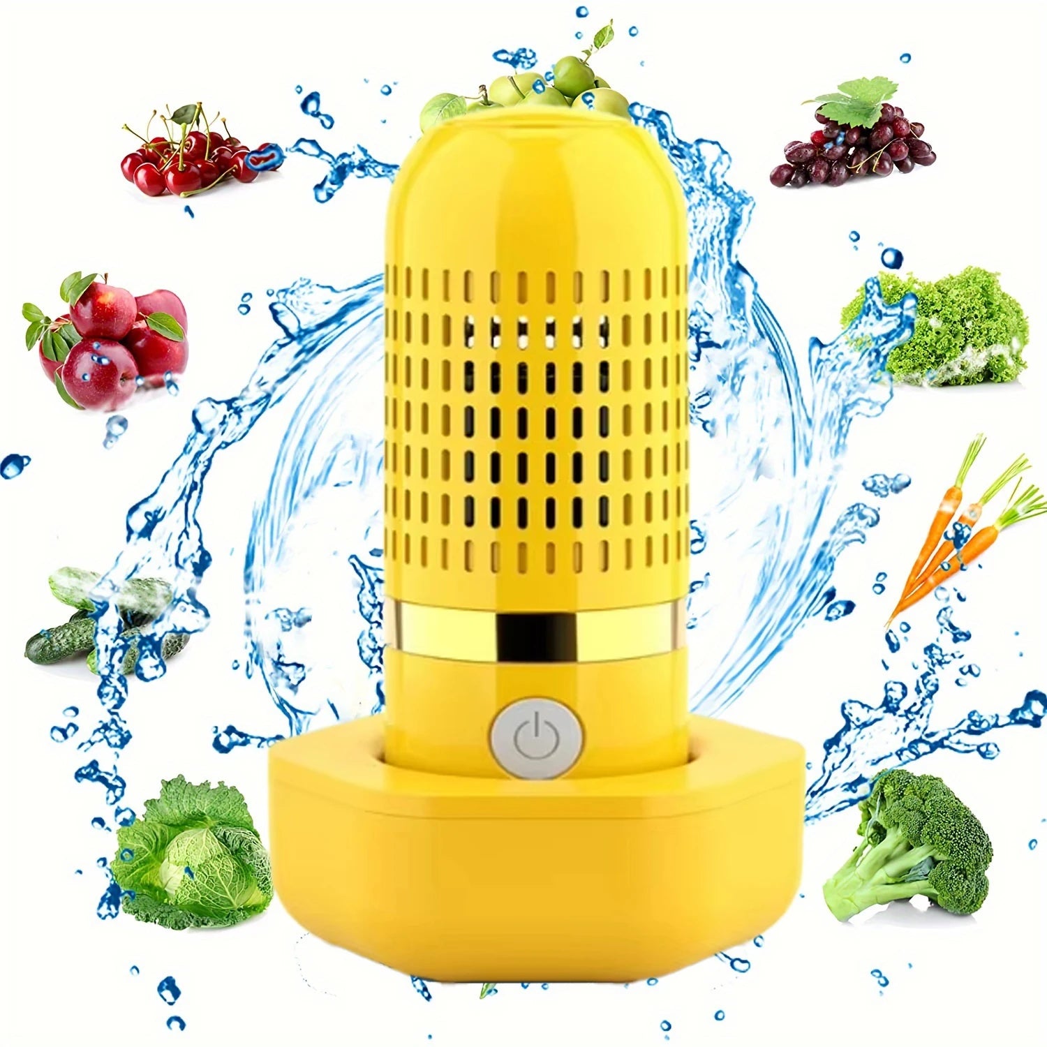 Meat Fruit and Vegetable Purifier Home Portable Fruit and Vegetable Cleaner Remove Pesticide Residue Vegetable Washer Tools