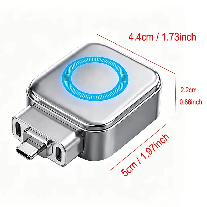 New Portable Intelligent Full Charge Separator Adapter Auto Power-Off Safe Overnight Stay 140W Type-C Fast Charging Converter