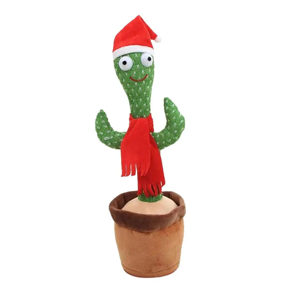 Dancing And Talking Cactus Toy Sunshine Cactus Children's Electronic Plush Toy Rechargeable Dancer Glowing Dancing USB Record