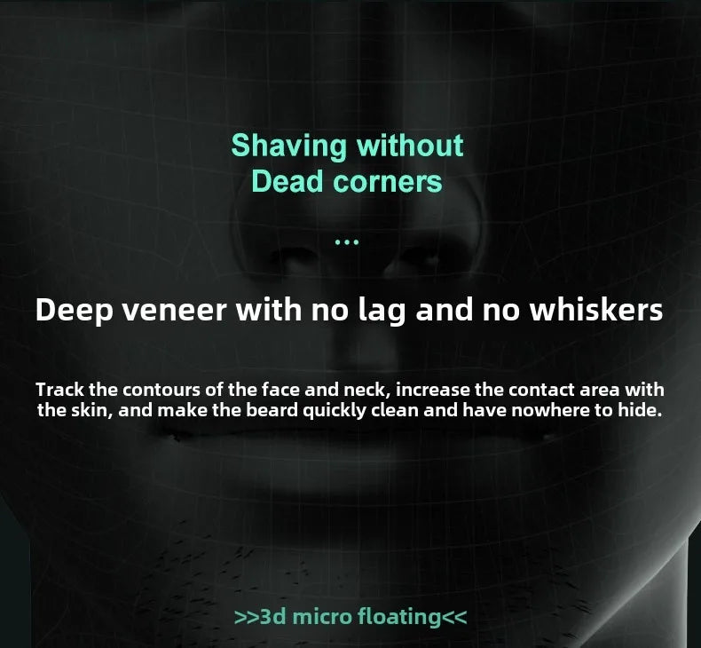 Men Electric Mini Shaver Rechargeable Type-c Charging